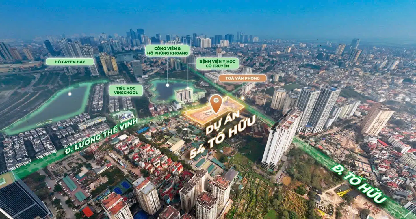 Vị trí dự án Mipec Tố Hữu